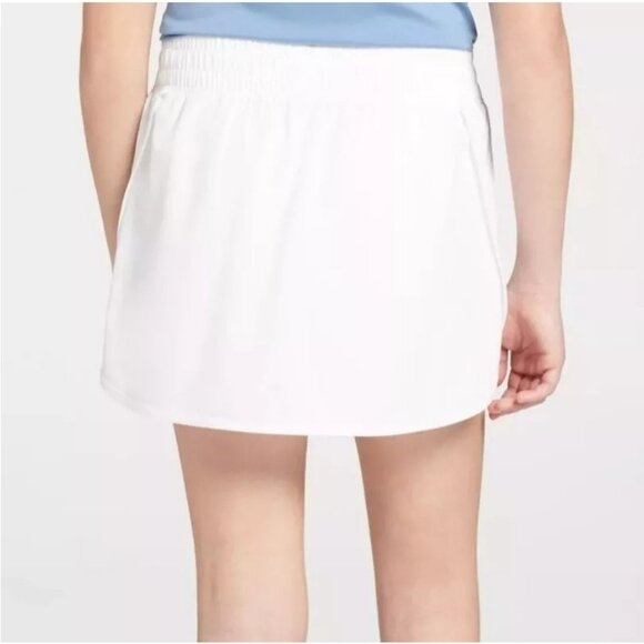 DSG Womens Mid-Rise Stride Skort White With Built-In Short White XXL - Picture 3 of 9